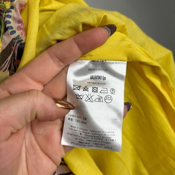 Red Valentino Floral Cotton Maxi Skirt - Picture 3 of 8